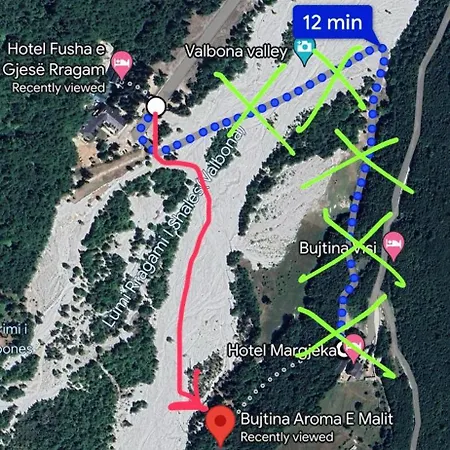 ホテル Bujtina Aroma E Malit